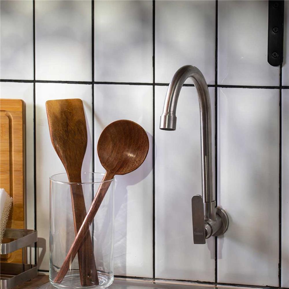 ก๊อกซิงค์เดี่ยวผนัง RASLAND RA 3042233 สเตนเลส