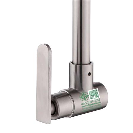 ก๊อกซิงค์เดี่ยวผนัง RASLAND RA 3042233 สเตนเลส_6