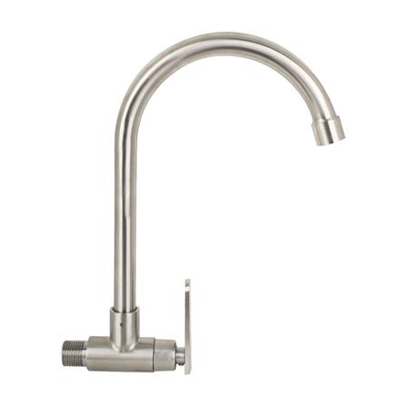 ก๊อกซิงค์เดี่ยวผนัง RASLAND RA 3042233 สเตนเลส_1