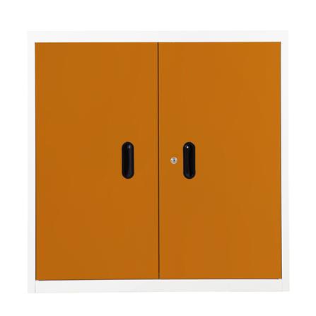 ตู้เหล็กบานเปิดทึบ KIOSK BS-288 สีส้ม