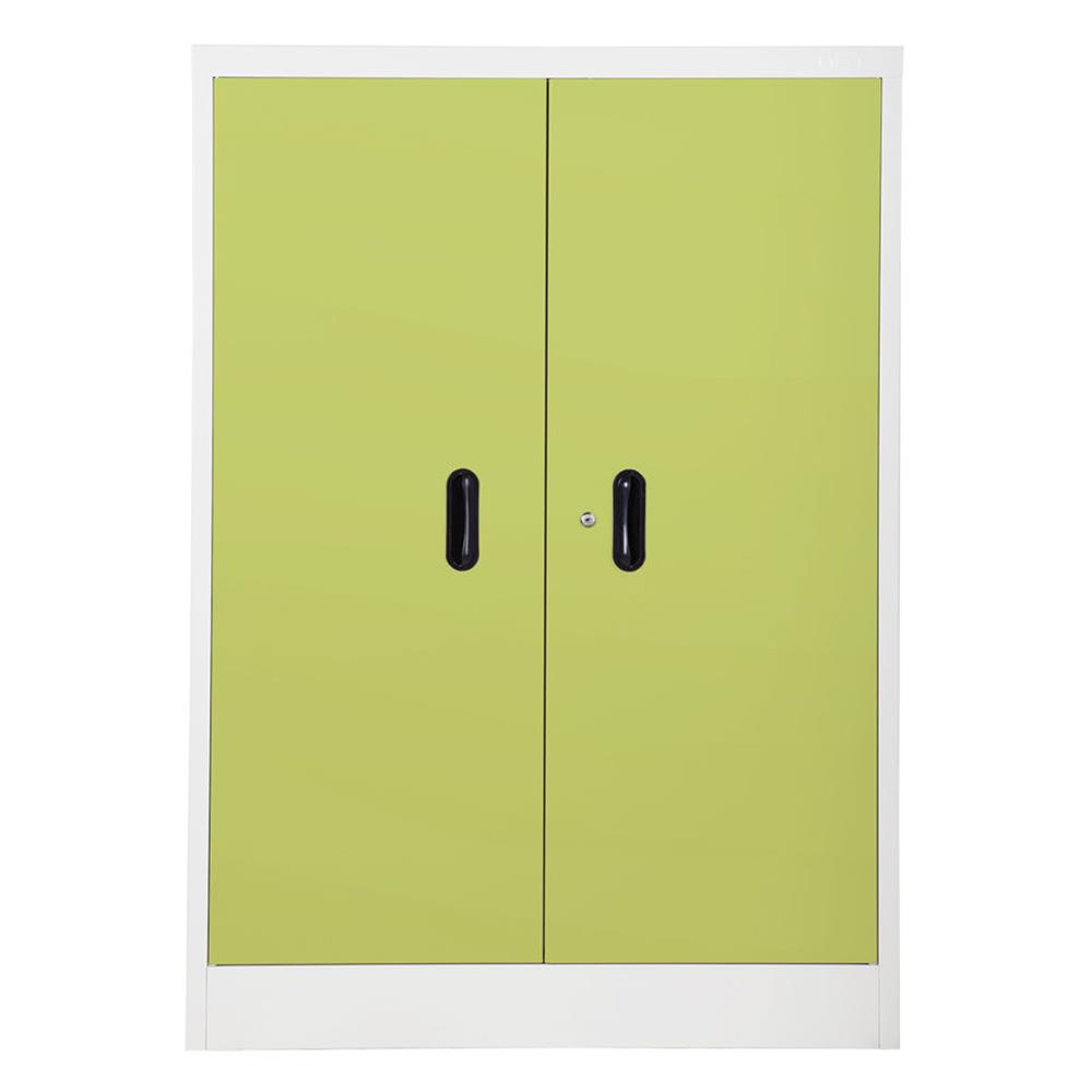 ตู้เหล็กบานเปิดทึบ KIOSK BS-2122 สีเขียว