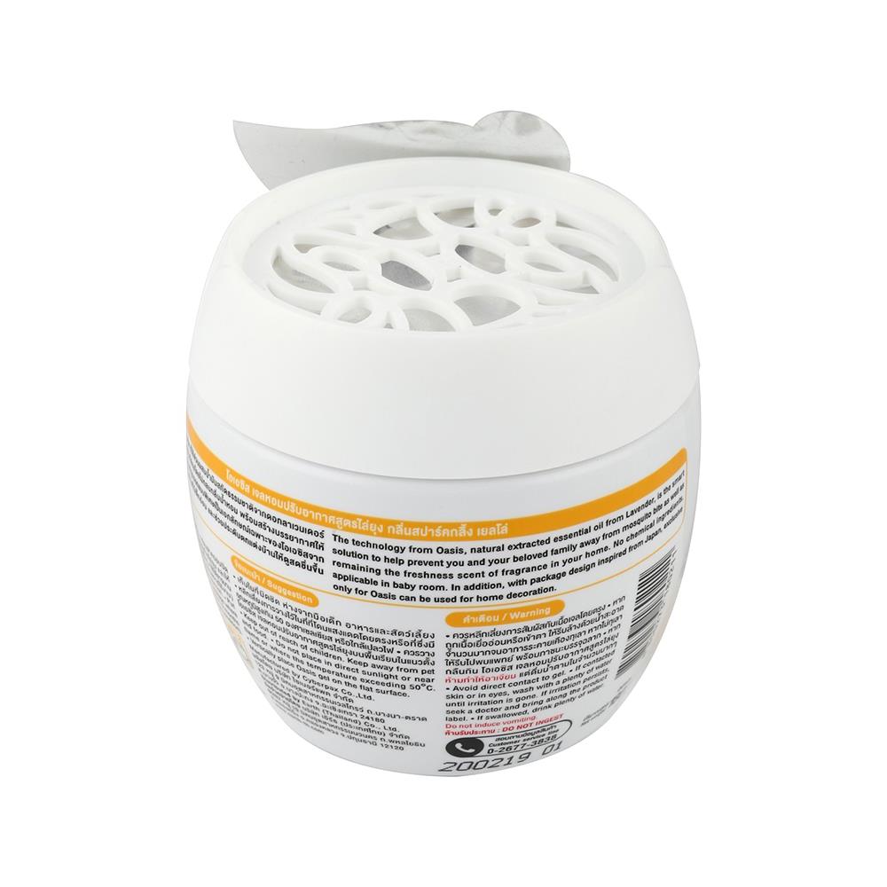 เจลปรับอากาศไล่ยุง OASIS  180g SPARKLING