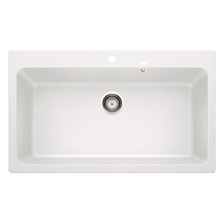 ซิงค์ฝัง 1หลุม BLANCO NAYA XL 9 495.39.376 แกรนิต สีขาว
