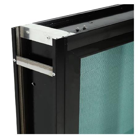 หน้าต่างบานเลื่อน อะลูมิเนียม S-S มุ้ง LYNN PRIME SERIES 120X110 ซม. สีดำ_2