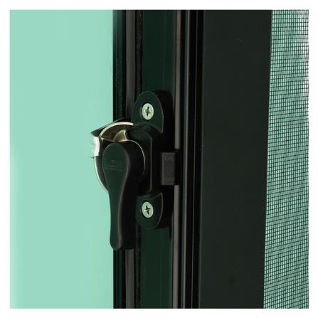 ประตูบานเลื่อน อะลูมิเนียม S-S มุ้ง LYNN PRIME SERIES 200x205 ซม. สีดำ_1