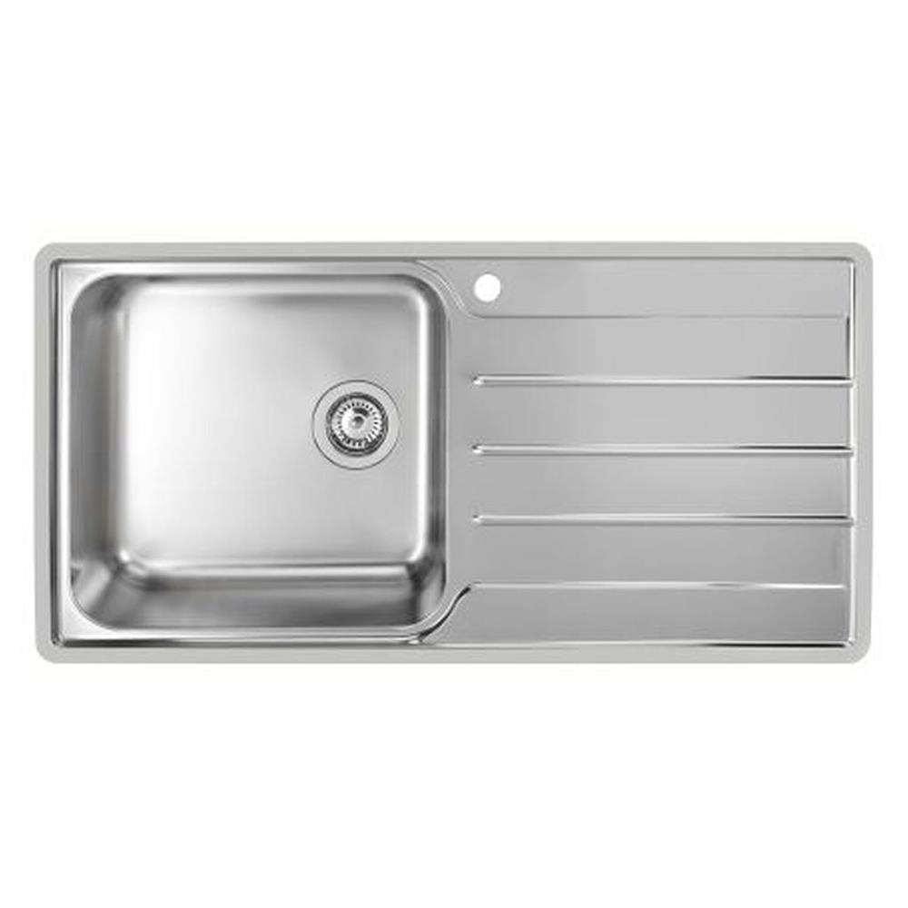 ซิงค์ฝัง 1หลุม 1ที่พักขวา BLANCO LEMIS XL 6S-IF 495.39.366 สเตนเลส