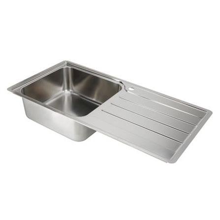 ซิงค์ฝัง 1หลุม 1ที่พักขวา BLANCO LEMIS XL 6S-IF 495.39.366 สเตนเลส_1