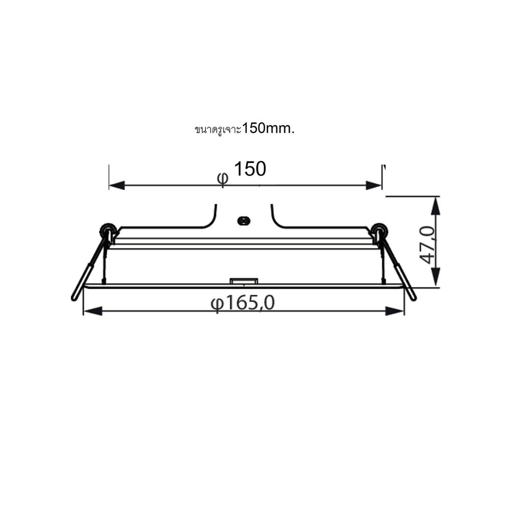 ดาวน์ไลท์ LED PHILIPS 59466 MESON150 6 นิ้ว 17 วัตต์ DAYLIGHT สีขาว