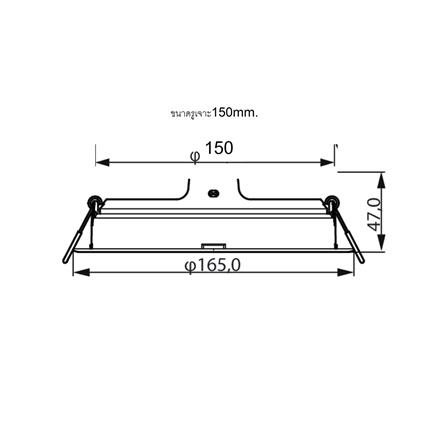 ดาวน์ไลท์ LED PHILIPS 59466 MESON150 6 นิ้ว 17 วัตต์ DAYLIGHT สีขาว_2