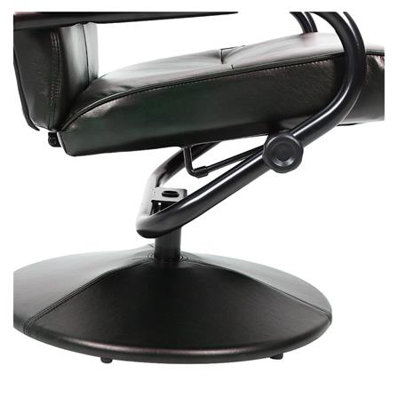 เก้าอี้ปรับเอนนอนขาหมุนพร้อมที่พักเท้า FURDINI ZENTRI สีน้ำตาล_3