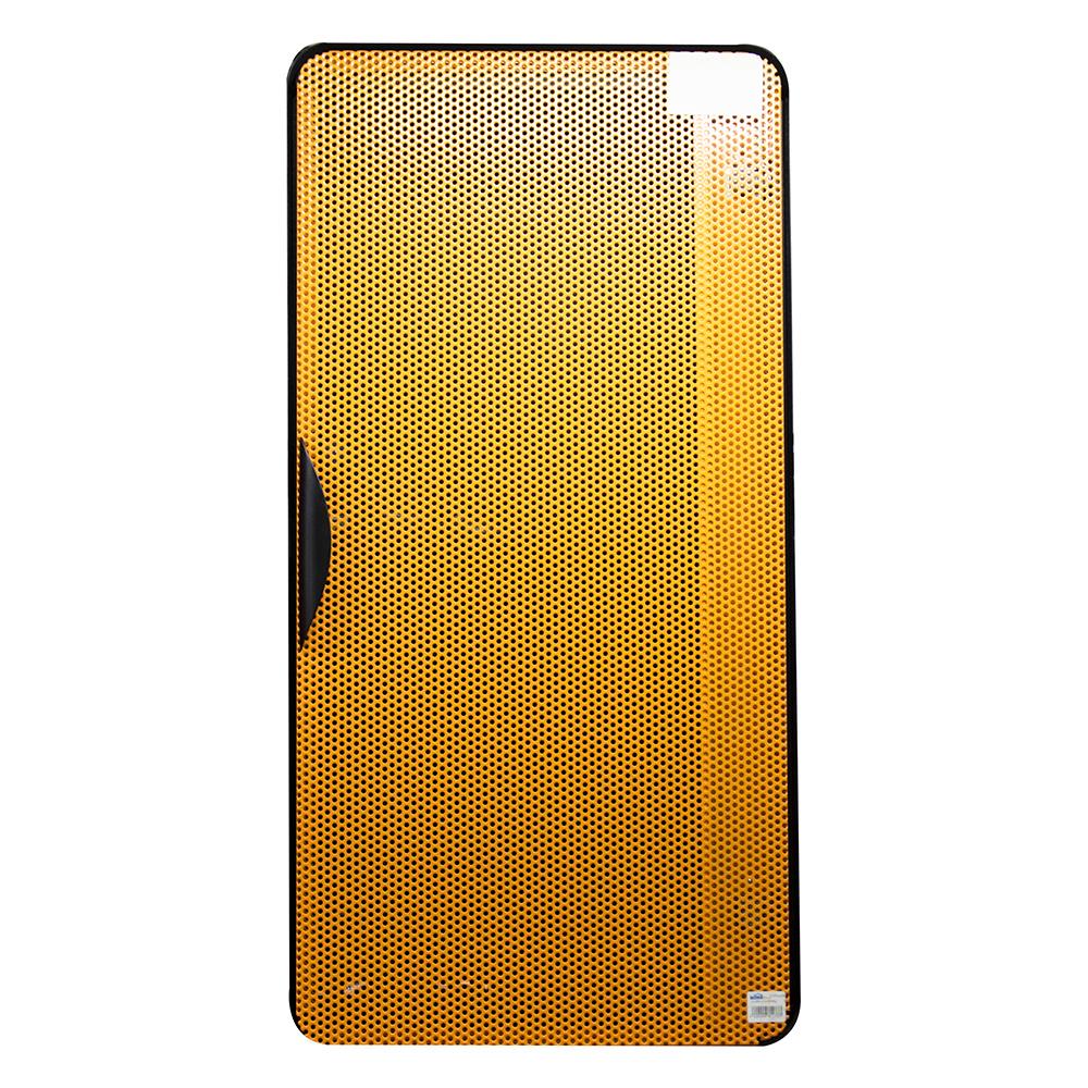 ตู้เหล็กบานเปิดทึบ KIOSK PW-01 สีดำ/ส้ม