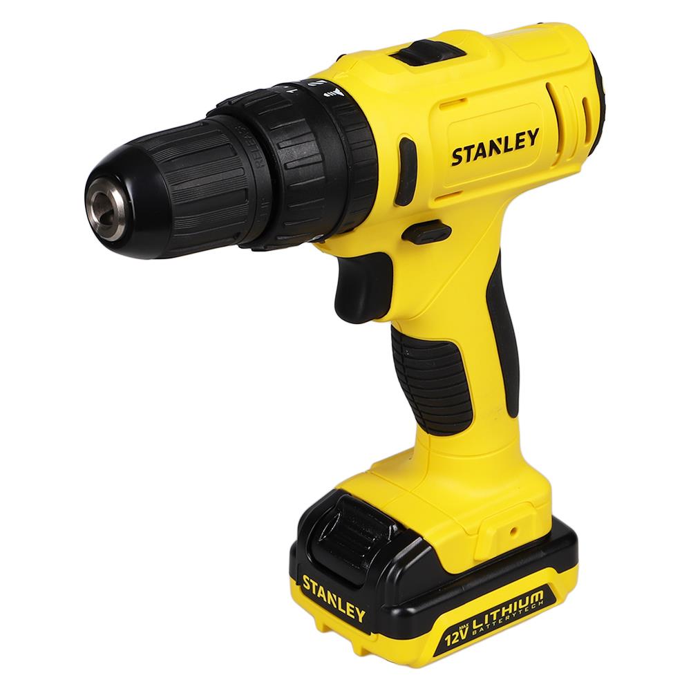 สว่านไร้สาย (พร้อมแบตเตอรี่) STANLEY SCH121S2-B1 12 โวลต์