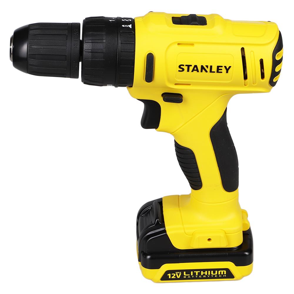 สว่านไร้สาย (พร้อมแบตเตอรี่) STANLEY SCH121S2-B1 12 โวลต์