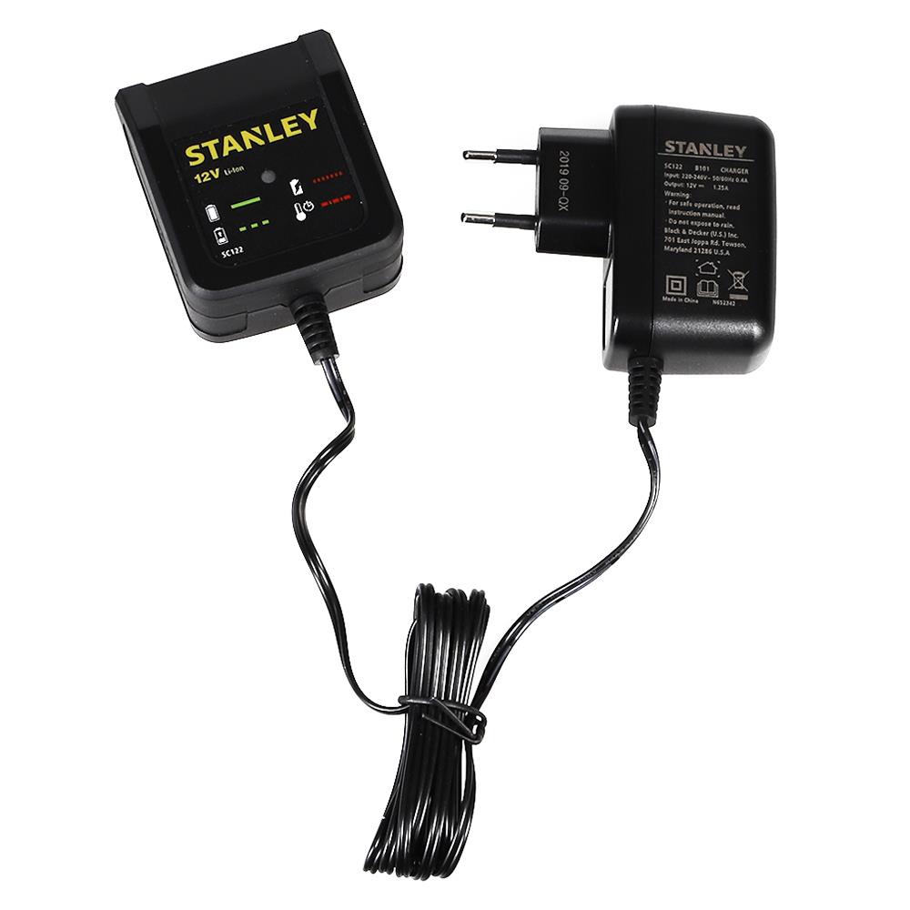 สว่านไร้สาย (พร้อมแบตเตอรี่) STANLEY SCH121S2-B1 12 โวลต์