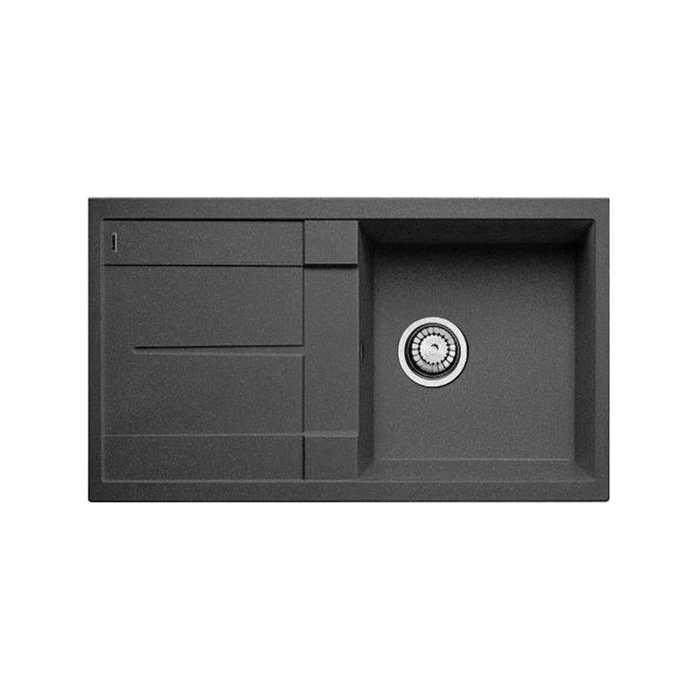 ซิงค์ฝัง 1หลุม 1ที่พัก BLANCO METRA 5S 495.39.078 แกรนิต สีถ่าน