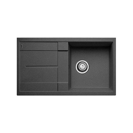 ซิงค์ฝัง 1หลุม 1ที่พัก BLANCO METRA 5S 495.39.078 แกรนิต สีถ่าน