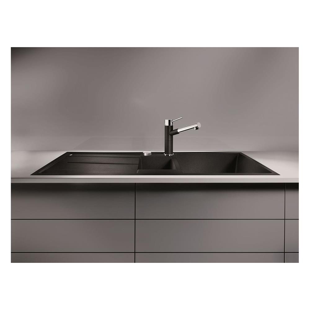 ซิงค์ฝัง 1หลุม 1ที่พัก BLANCO METRA 5S 495.39.081 แกรนิต สีอลูเมทัลลิค