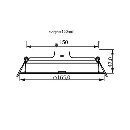 ดาวน์ไลท์ LED PHILIPS 59467 MESON150 6 นิ้ว 17 วัตต์ DAYLIGHT สีขาว_2