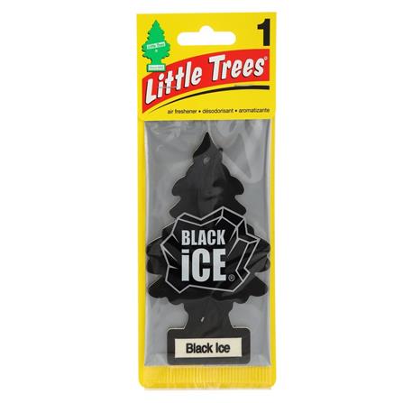 แผ่นหอมปรับอากาศรถยนต์ LITTLE TREES  0.21g BLACK ICE