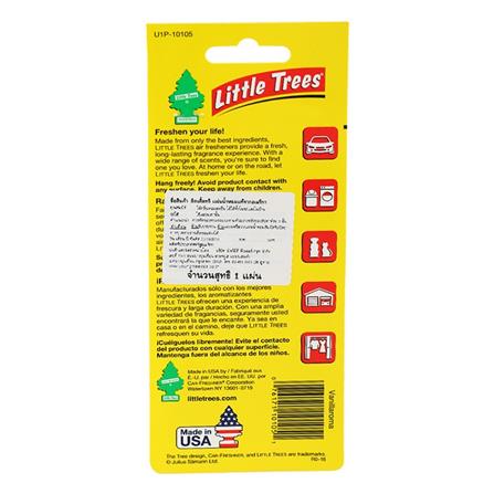 แผ่นหอมปรับอากาศรถยนต์ LITTLE TREES  0.21g VANILLA AROMA_1