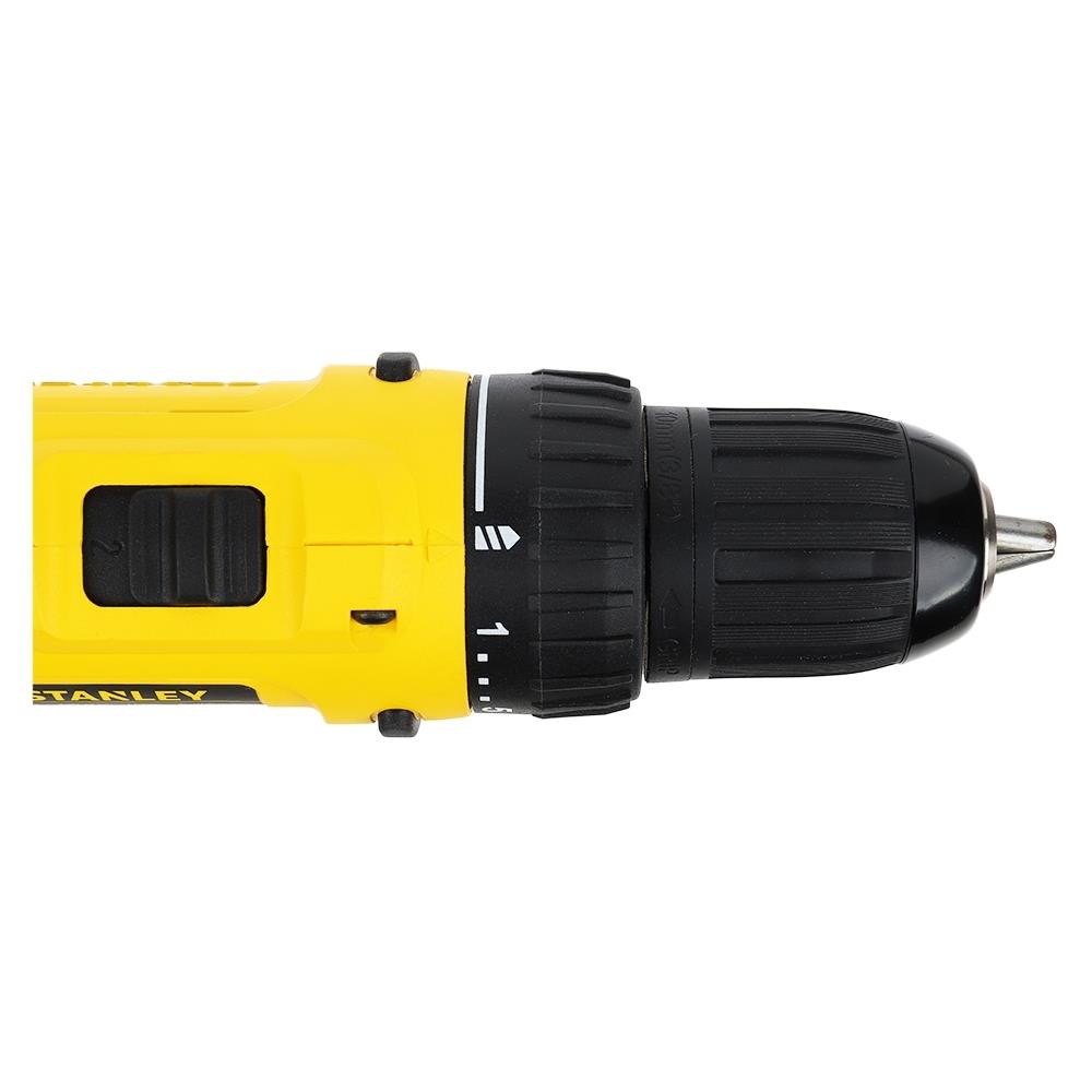 สว่านไร้สาย (พร้อมแบตเตอรี่) STANLEY SCD121S2K-B1 12 โวลต์