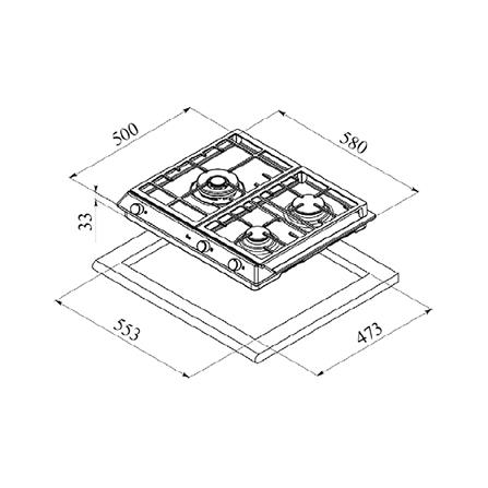 เตาฝังแก๊ส TEKA EX 60.1 3G AI AL DR CI 60ซม._1