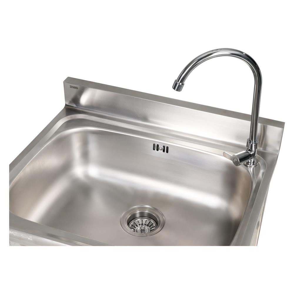 ซิงค์ขาตั้ง 1หลุม PARNO NK6253C สเตนเลส