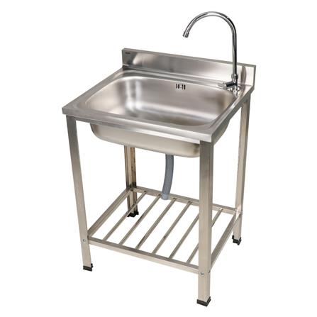 ซิงค์ขาตั้ง 1หลุม PARNO NK6253C สเตนเลส_1