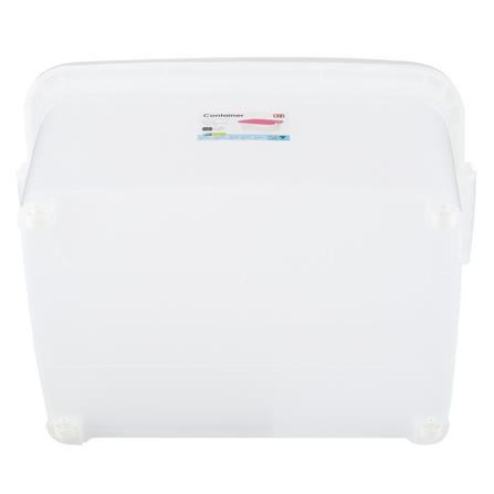 กล่องเก็บของ มีล้อ ฝาล็อค JCJ 5115 85 ลิตร 48x67x41.5 ซม. สีขาว_3