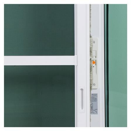 ประตูบานเลื่อน อะลูมิเนียม S-S มุ้ง SANKYOALUMI J-TRUST VEN-JT 200X205 ซม. สีขาว_2