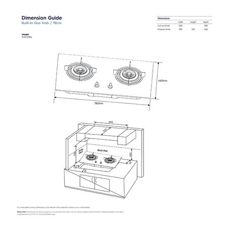 เตาฝังแก๊ส ELECTROLUX EHG723BA 78 ซม._5