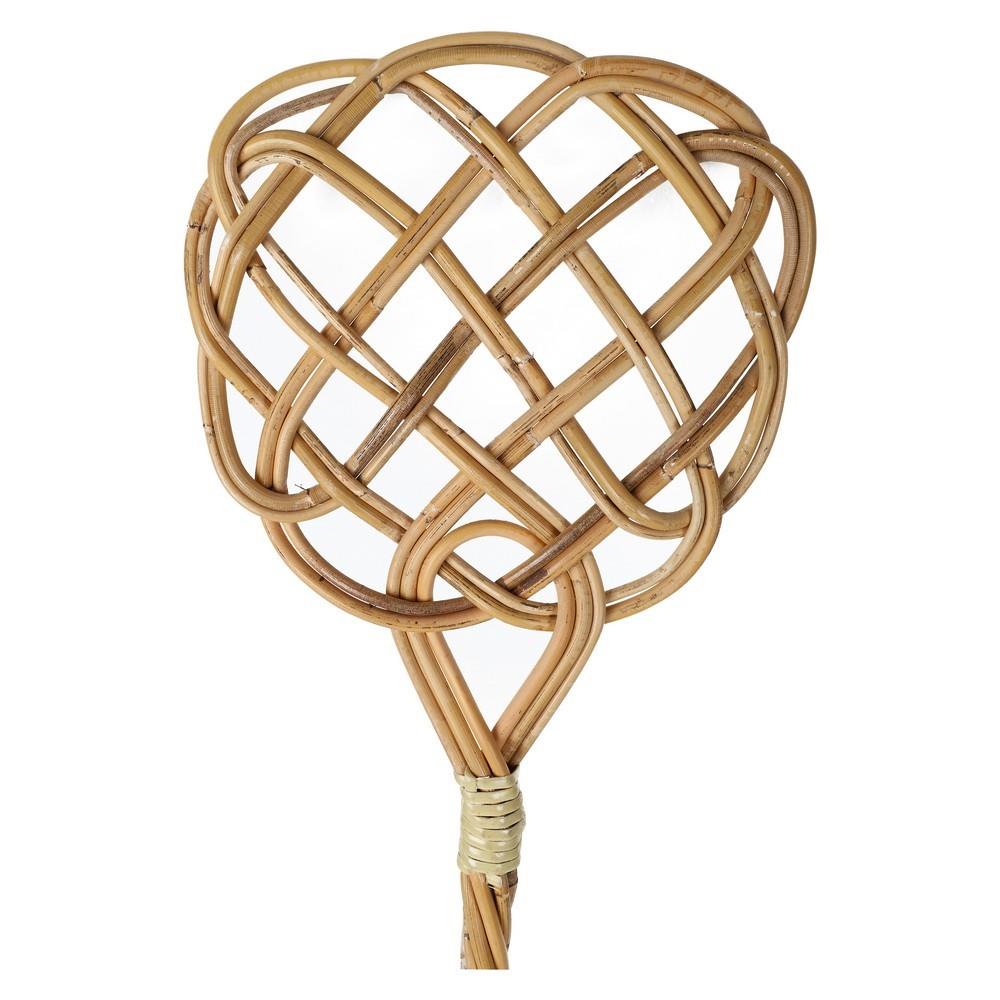 ไม้ตีฝุ่นหวาย B SWEEPY FB0001 9 นิ้ว สีน้ำตาล