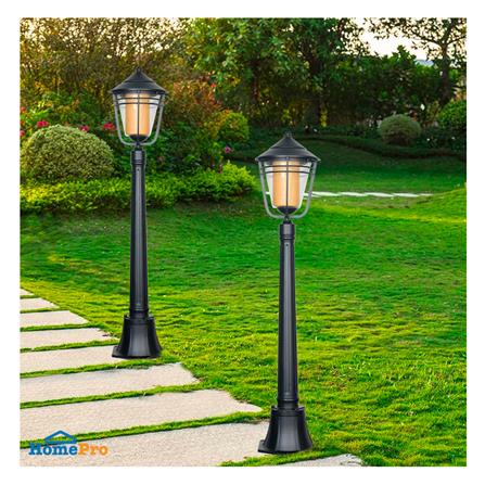 ไฟทางเดิน L&E 9K-01309 สีดำ 1 หัว_2