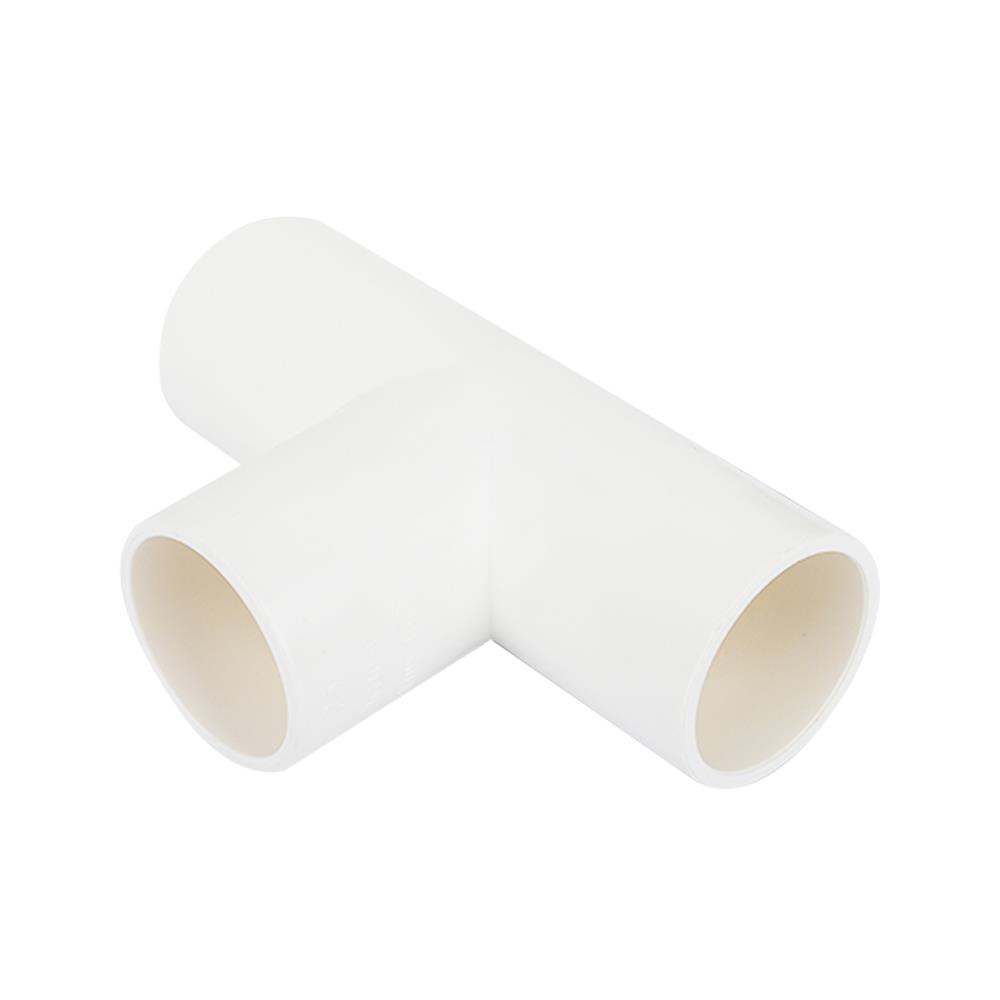 ข้อต่อสามทาง PVC ตราช้างNPI 20 มม. มาตรฐาน BS สีขาว