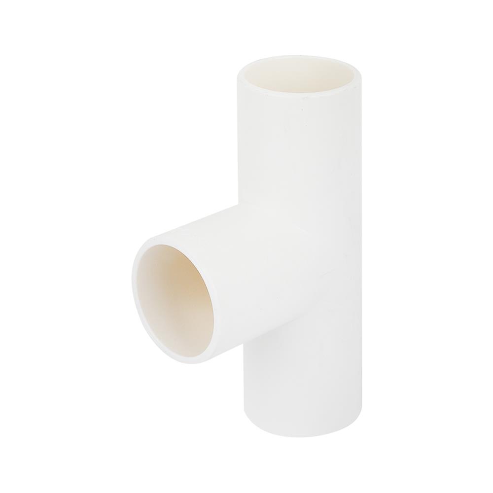 ข้อต่อสามทาง PVC ตราช้างNPI 20 มม. มาตรฐาน BS สีขาว