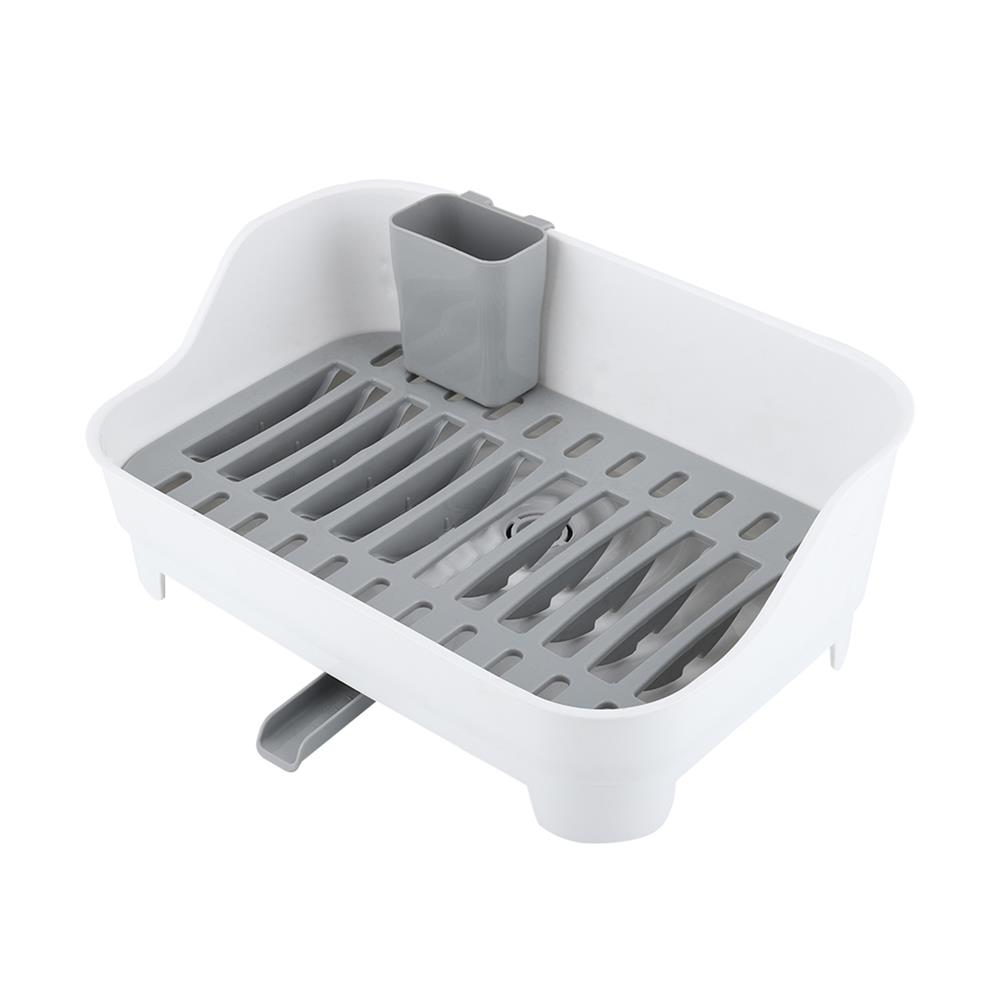 ชั้นคว่ำจานพลาสติกมีที่ระบายน้ำ1ชั้น KECH 3853 28x42.5x16 ซม._1