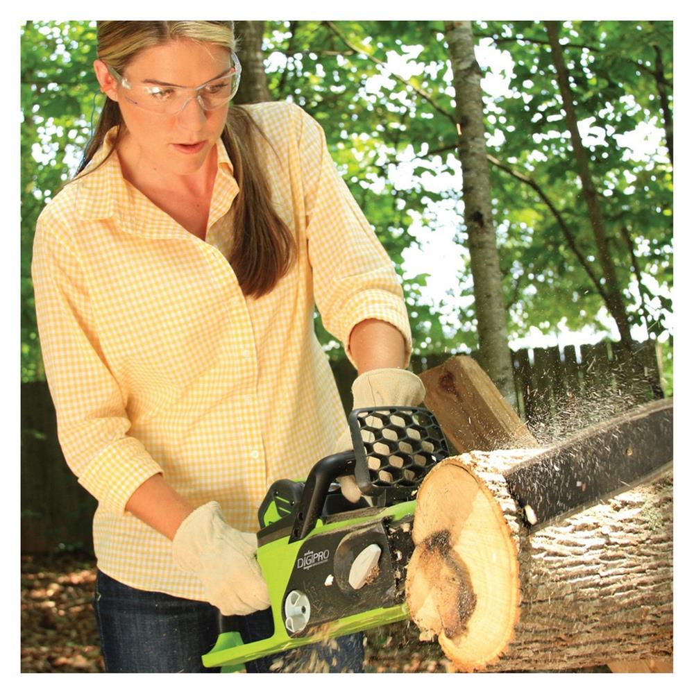 เลื่อยโซ่ไร้สาย (พร้อมแบตเตอรี่) GREENWORKS GWS0009 40 โวลต์