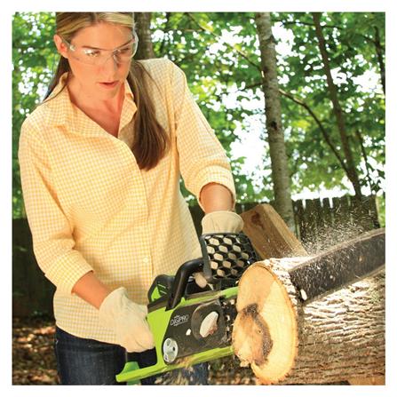 เลื่อยโซ่ไร้สาย (พร้อมแบตเตอรี่) GREENWORKS GWS0009 40 โวลต์_5