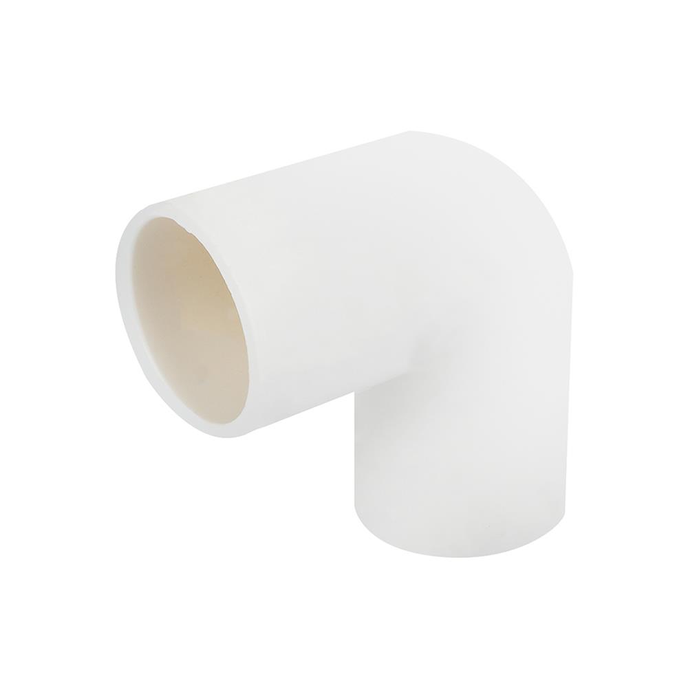 ข้อโค้ง 90 องศา PVC ตราช้างNPI 20 มม. มาตรฐาน BS สีขาว