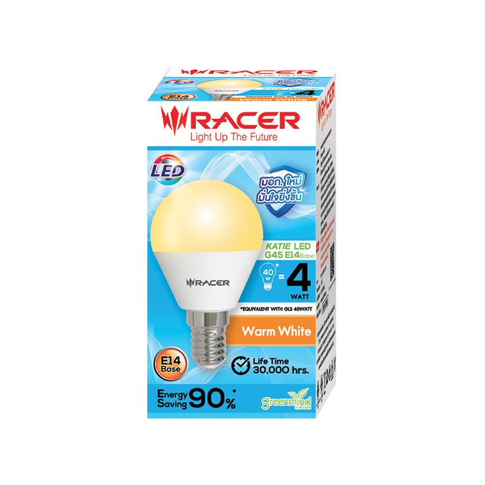 หลอด LED RACER G45 KATIE 4 วัตต์ WARMWHITE E14