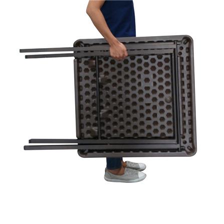 โต๊ะพับอเนกประสงค์ NEW STROM BT-09B 68x68 ซม. สีน้ำตาล_4