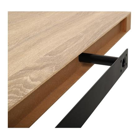 แผ่นชั้นไม้ซ่อนขา STACKO 120x35x5 ซม. สีวู้ดเกรน_2