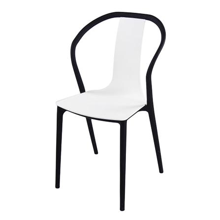 เก้าอี้ FURDINI KAYLA สีขาว/ดำ_0