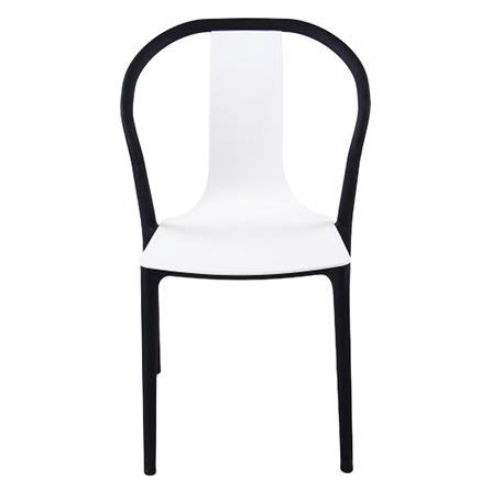 เก้าอี้ FURDINI KAYLA สีขาว/ดำ_1