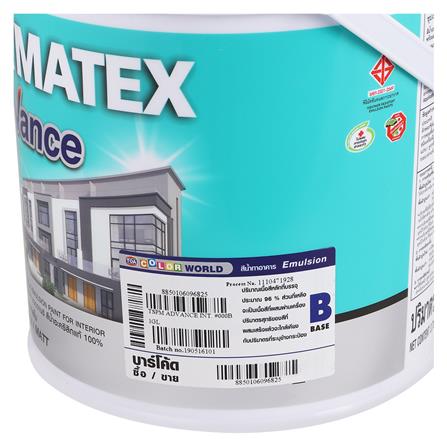 สีน้ำทาภายใน TOA SUPERMATEX BASE B ด้าน 1GL_2
