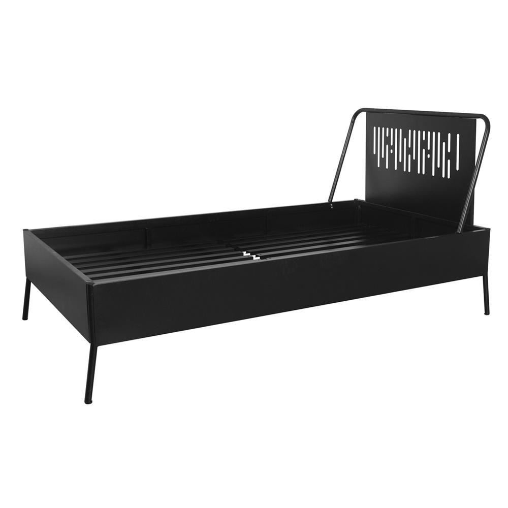 เตียงเหล็ก 3.5 ฟุต KIOSK BE-035 สีดำ