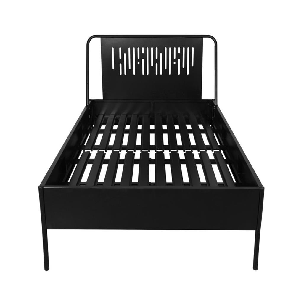 เตียงเหล็ก 3.5 ฟุต KIOSK BE-035 สีดำ