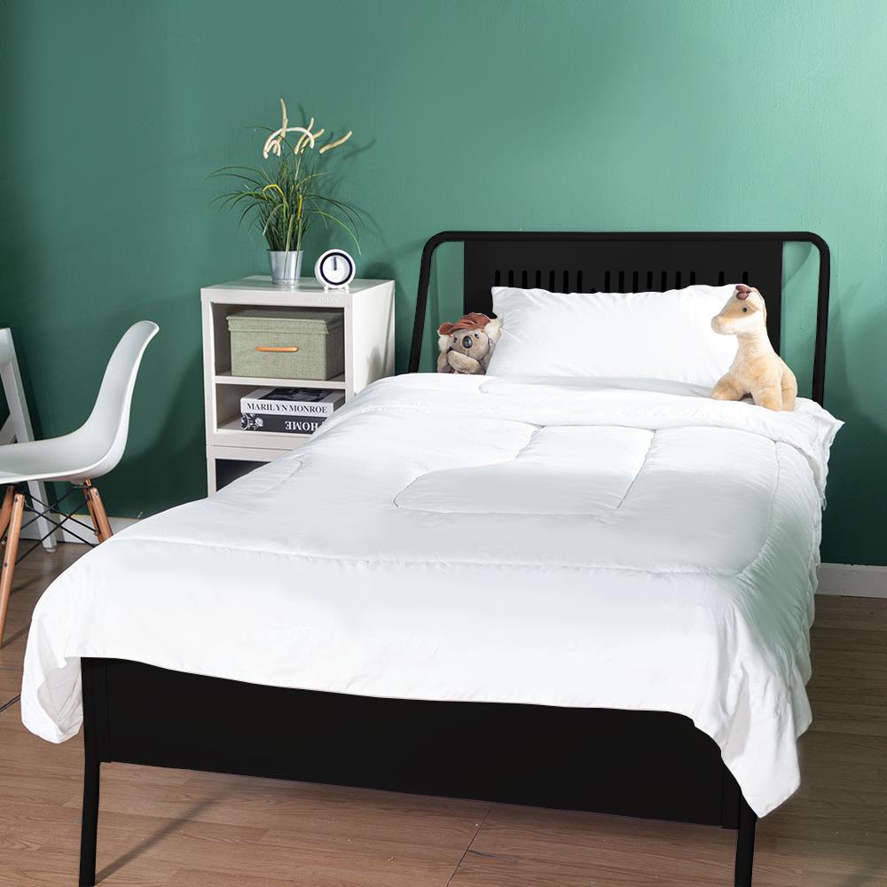 เตียงเหล็ก 3.5 ฟุต KIOSK BE-035 สีดำ