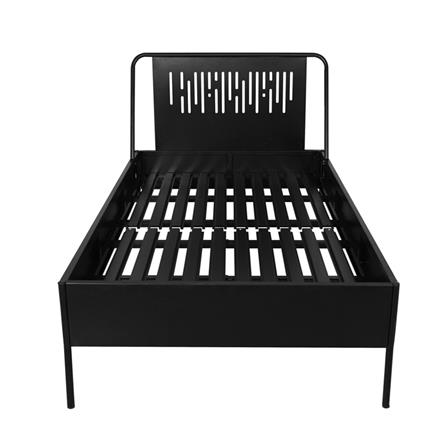 เตียงเหล็ก 3.5 ฟุต KIOSK BE-035 สีดำ_1