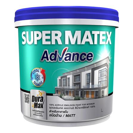 สีน้ำทาภายใน TOA SUPERMATEX ADVANCE BASE C ด้าน 9 ลิตร_0